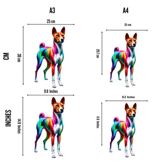 Animal Jigsaw Puzzle > Wooden Jigsaw Puzzle > Jigsaw Puzzle Basenji Dog - Jigsaw Puzzle