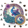 Enchanted Peacock - Wooden Jigsaw Puzzle - PuzzlesUp