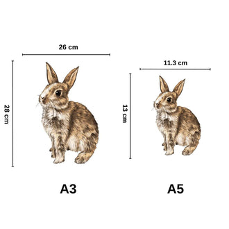 Kaninchen – Holzpuzzle