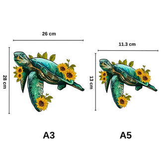 Schildkröte - Holzpuzzle