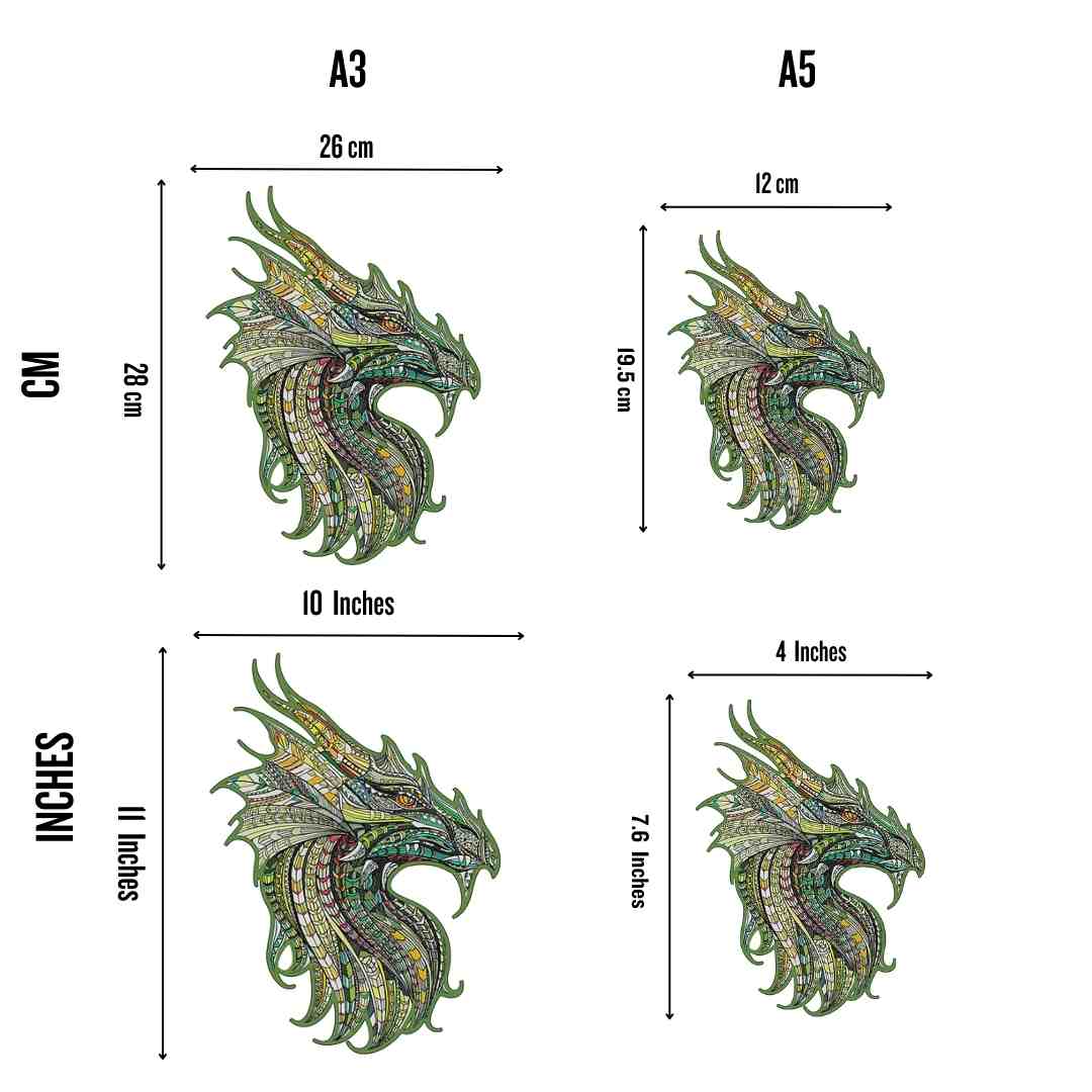 Green Dragon - Jigsaw Puzzle