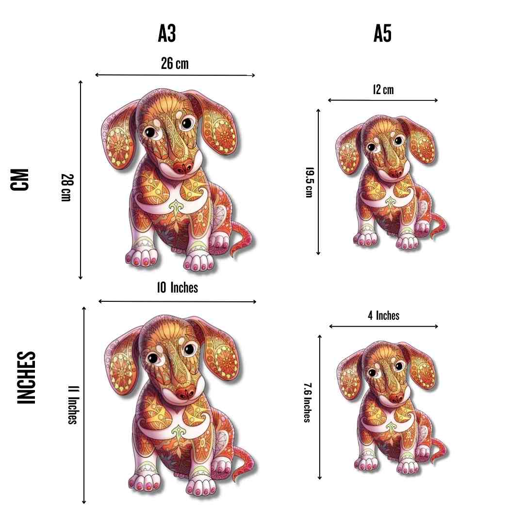 Hund – Holzpuzzle