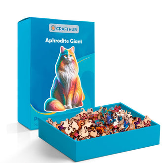 Animal Jigsaw Puzzle > Wooden Jigsaw Puzzle > Jigsaw Puzzle Aphrodite Giant Cat - Jigsaw Puzzle