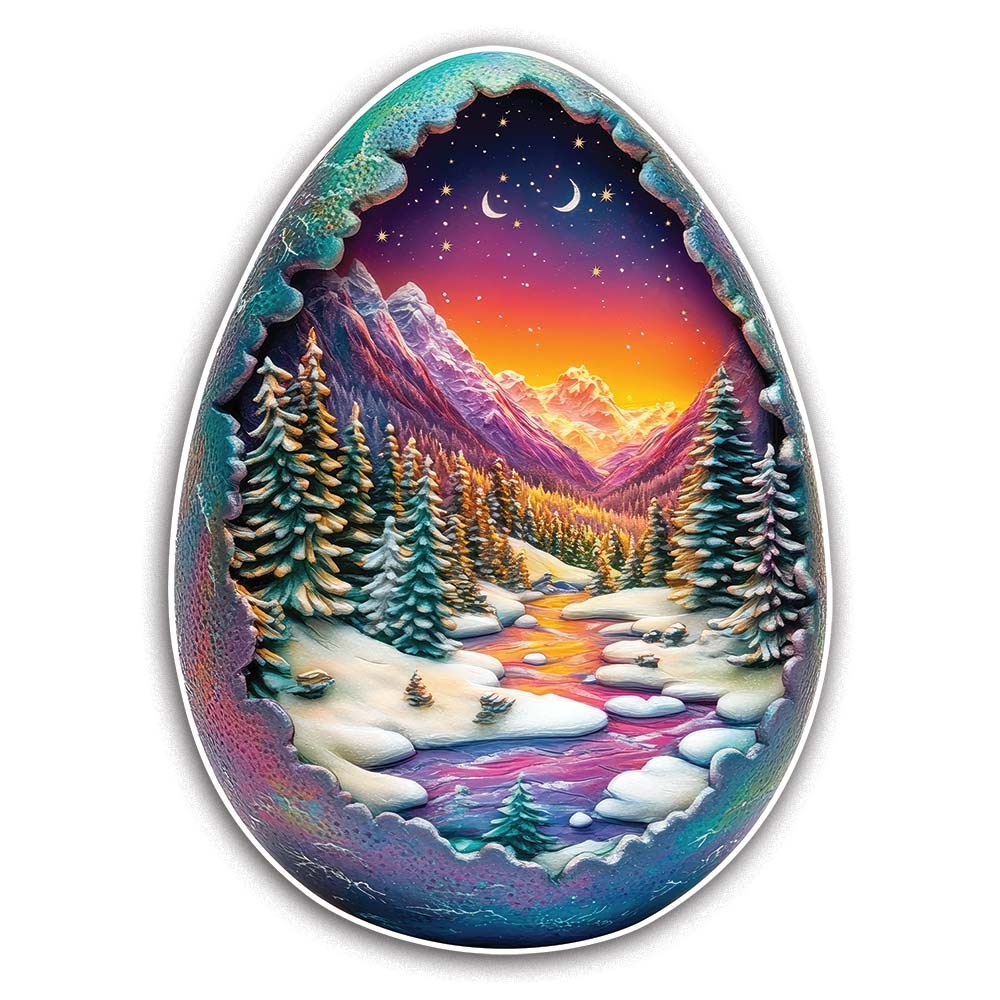 Winterei – Holzpuzzle