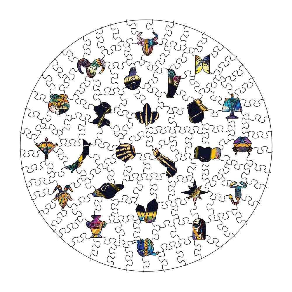 Der Tierkreis – Holzpuzzle