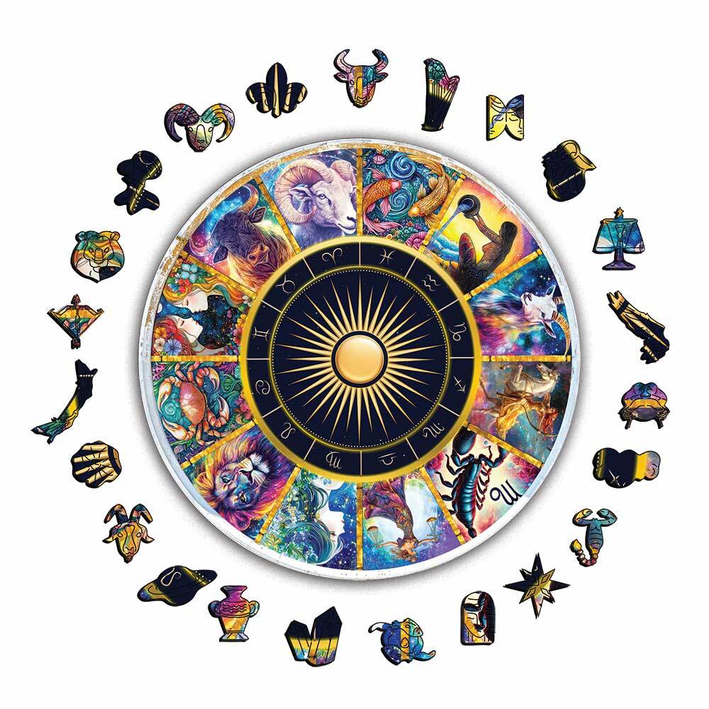 Der Tierkreis – Holzpuzzle