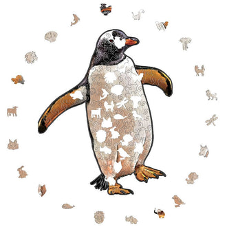 Pinguin - Holzpuzzle