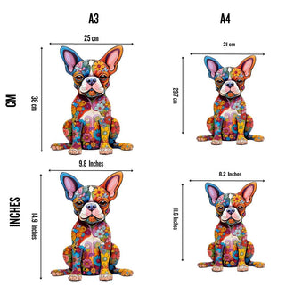 Boston Terrier Hund - Puzzel