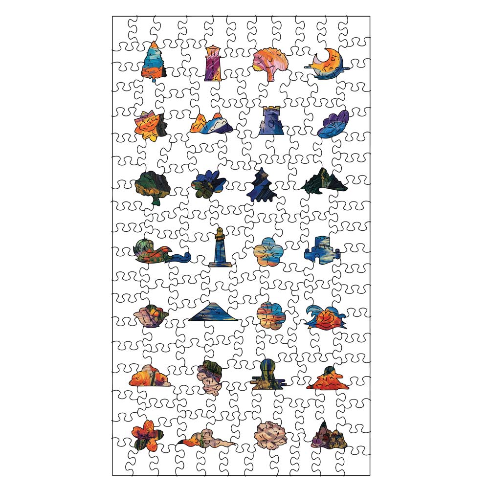 Garten des Lichts – Holzpuzzle